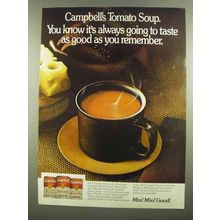 1974 Campbell's Tomato Soup Ad - Good As You Remember