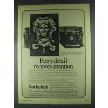 1979 Sotheby's Auctioneers Ad - Receives Attention