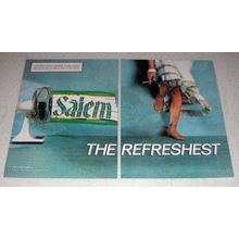 1987 2-page Salem Cigarettes Ad - The Refreshest