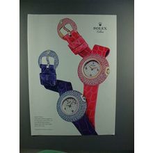 2003 Rolex Orchid Cellini Watch Ad - NICE!