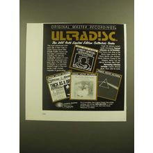 1988 Mobile Fidelity Sound Lab Ultradisc Master Recordings Ad