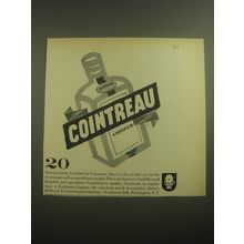1958 Cointreau Liqueur Advertisement