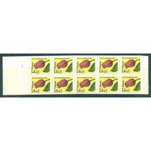 2519a Bk183 29c F Flowers Very Fine MNH 2 Pane/10 P# 2222 L03319