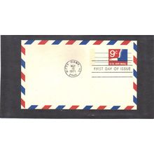 FDC UXC10 9c Eagle (No Cachet-U/A) CV41058