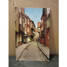 THE SHAMBLES, YORK unused vintage postcard by J Salmon. =