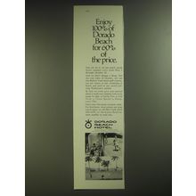 1974 Dorado Beach Hotel Ad - Enjoy 100% of Dorado Beach for 60% of the price