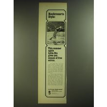 1974 Little Dix Bay Resort Ad - Rockresorts style: This summer again