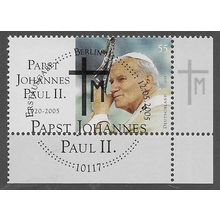 GER 2005 55c 'POPE JOHN PAUL II '(CORNER MARGIN) FINE USED (EBID75-396)