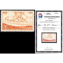 1061, Mint NH Superb 3¢ With Graded 98 PSE Certificate* Stuart Katz