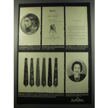 1955 Countess Mara Ties Ad - Poems by John Keats