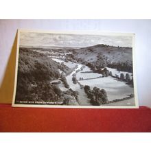 RIVER WYE FROM SYMONDS YAT, unused postcard `1950s =