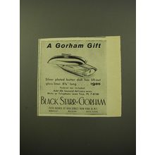 1959 Black Starr & Gorham Butter Dish Advertisement - A Gorham Gift