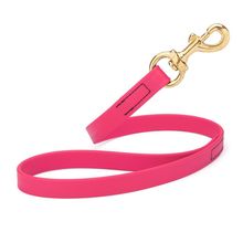 Dog Pet Leash with Brass Hardware W 3/4” L 20”, Passionfruit Pink
