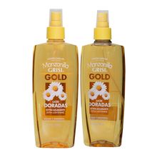 Manzanilla Grisi Hair Lotion Gold, Hair Lotion with Chamomile Extract, 2-Pack of