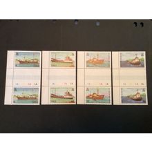 ICOLLECTZONE Tuvalu 77-80 gutter pairs ships