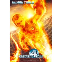 Fantastic Four (2005)_7 Movie Film Poster Canvas iconic design