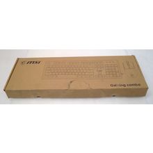 NEW MSI Gaming Mouse and Keyboard combo S11-04US328-LAX, (WHITE)