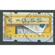GER €0.55 'DEUTSCHLAND' MACHINE LABEL (EBID43-295)