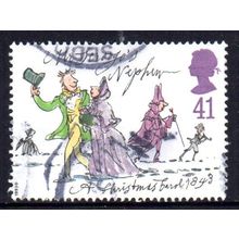 GB 1993 Christmas - A Christmas Carol 41p Used