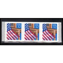 2915A 32c U.S. Flag Over Porch Very Fine MNH PNC 44444A/3 P/UL PA3589