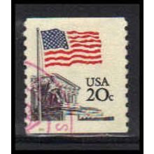 Used 1895 20c U.S. Flag Fine PA5455