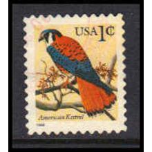 Used 2477 1c American Kestrel Fine W4717