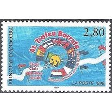 Andorre Français 1996 Michel 488 Neuf ** Cote (2008) 1.90 € Ski trophée Borrufa