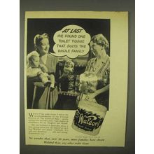 1944 Scott Tissue Waldorf Toilet Paper Ad - At Last I've Found