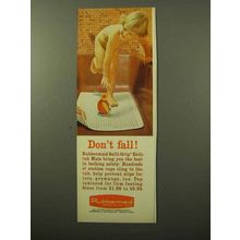 1964 Rubbermaid Safti-Grip Bathtub Mats Ad - Don't Fall