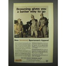 1968 Browning Sportsmen's Apparel Ad - Coat, Vest