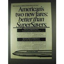 1979 American Airlines Ad - Two New Fares