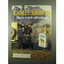 1987 Camel Lights Cigarettes Ad - Adventure