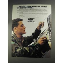 1991 U.S. Army Reserve Ad - An Education in Itself