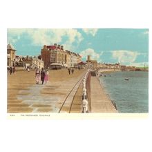 THE PROMENADE, PENZANCE, CORNWALL .unused postcard by Harvey Barton