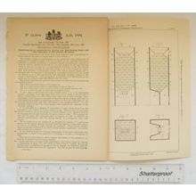 1891 Patent No. 14,986 dyring & disinfecting grain, Paolo Borgarelli, Turin