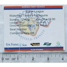 2007 ticket Wakefield Trinity v. Harlequins