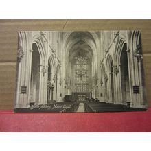 NAVE EAST, BATH ABBEY, BATH. SOMERSET. unused antique postcard by F. Frith, #