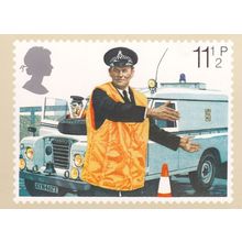 Traffic Policeman Royal Mail Limited Edition Postcard