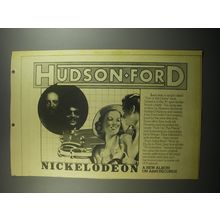 1974 Hudson Ford Nickelodeon Album Advertisement