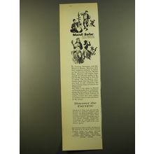 1961 PATA Pacific Asia Travel Association Advertisement - Mandi Safar Le Fete