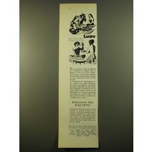 1961 PATA Pacific Asia Travel Association Advertisement - Luau Kava