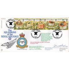 Squadrons Of The Royal Air Force Shakespeare Flown Hand Signed FDC