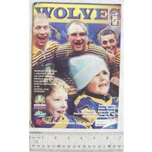 1999 programme Warrington Wolves v. Sheffield Eagles