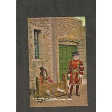Postcard London Franco British Exhibition 1908 In the Stocks