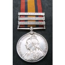 Queens South Africa Medal awarded for the second Anglo Boer war of 1899-1902