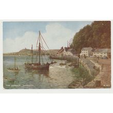 MINEHEAD The Harbour Artist Brian Gerald mid 20th C. PC BAMFORTH A. 817