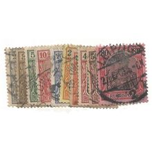 GERMANY EMPIRE SET #52 TO 61 VERY NICE AND COMPLETE