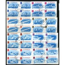 1962 Michel 2056/2063 - cancelled - blocks of 4