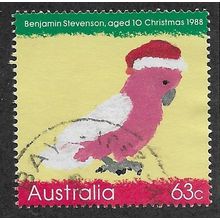 AUS 1988 63c 'CHRISTMAS ' FINE USED (EBID67-273)
