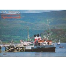 Paddle Steamer Waverley At Tighnabruaich Postcard